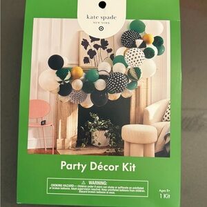 kate spade new york  - 42ct Balloon Kit Black/Cream/Green -  x Target